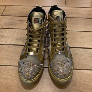 J75 by JUMP Men's Zambia Gold High Top Sneaker